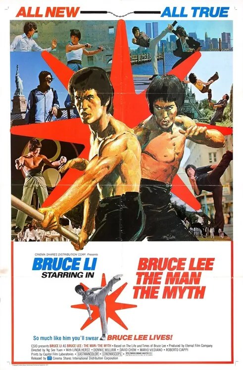 Ilustrație Bruce Lee Man Myth