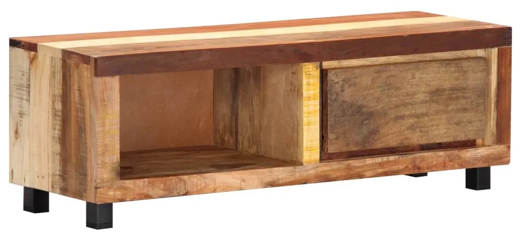 vidaXL Comodă TV, 100 x 30 x 33 cm, lemn masiv reciclat