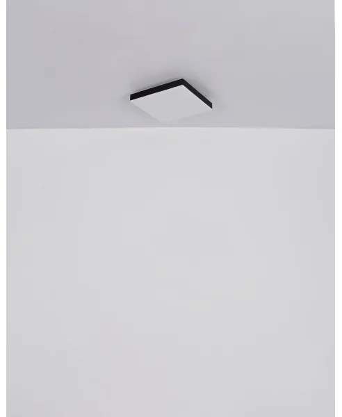 Plafonieră LED dimabilă DORO LED/24W/230V negru Globo 41594D2 + telecomandă