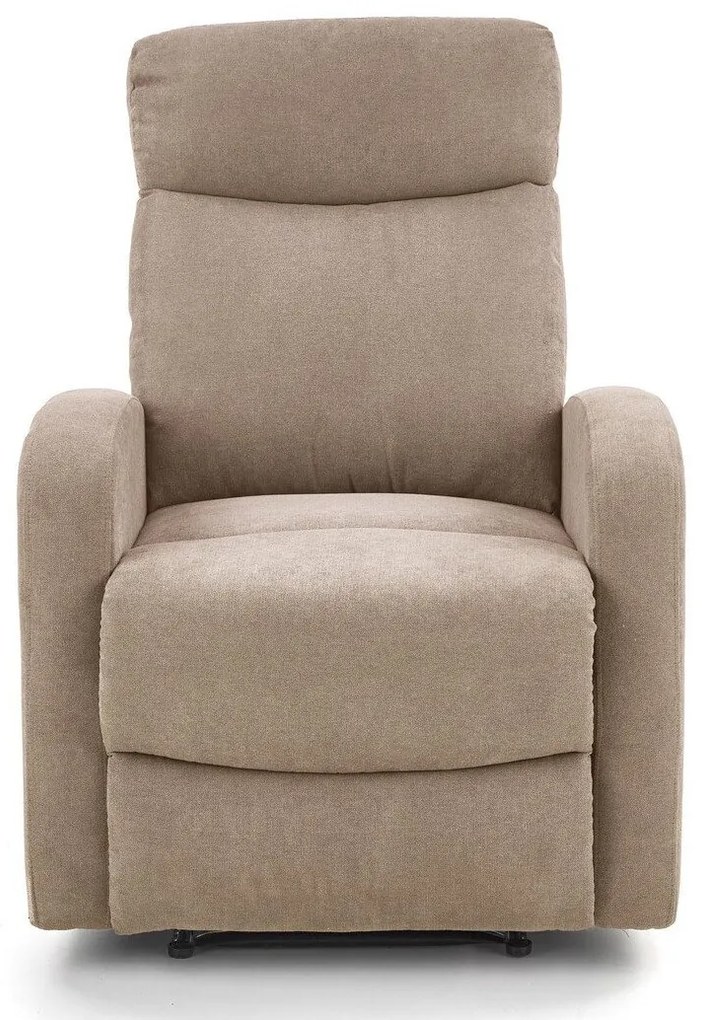 Fotoliu recliner Houston 103479x75x95cm, 30 kg, Beige, Tapiterie