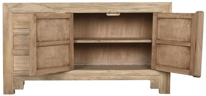 Bufet rustic, din lemn masiv, cu 3 sertare, „Étable”