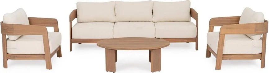 Măsuță de cafea pentru exterior din lemn de acacia 80x100 cm Pablo – Bizzotto