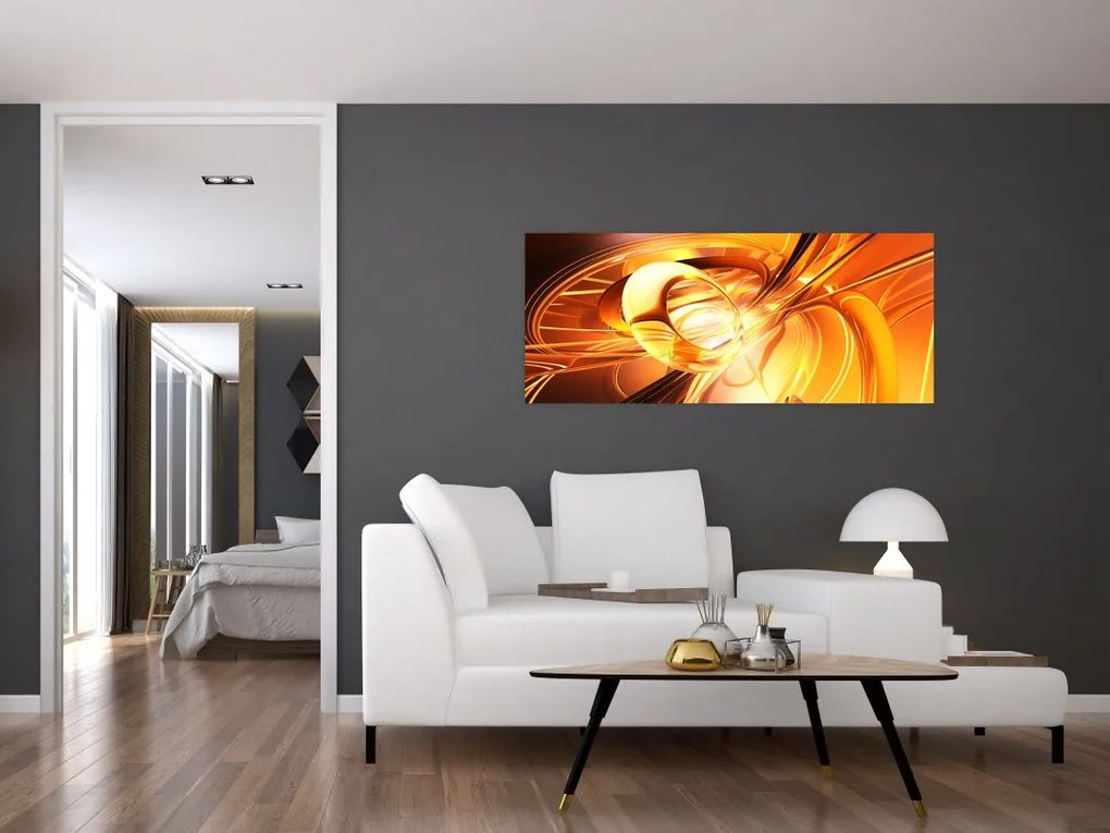 Tablou cu abstracție (120x50 cm)