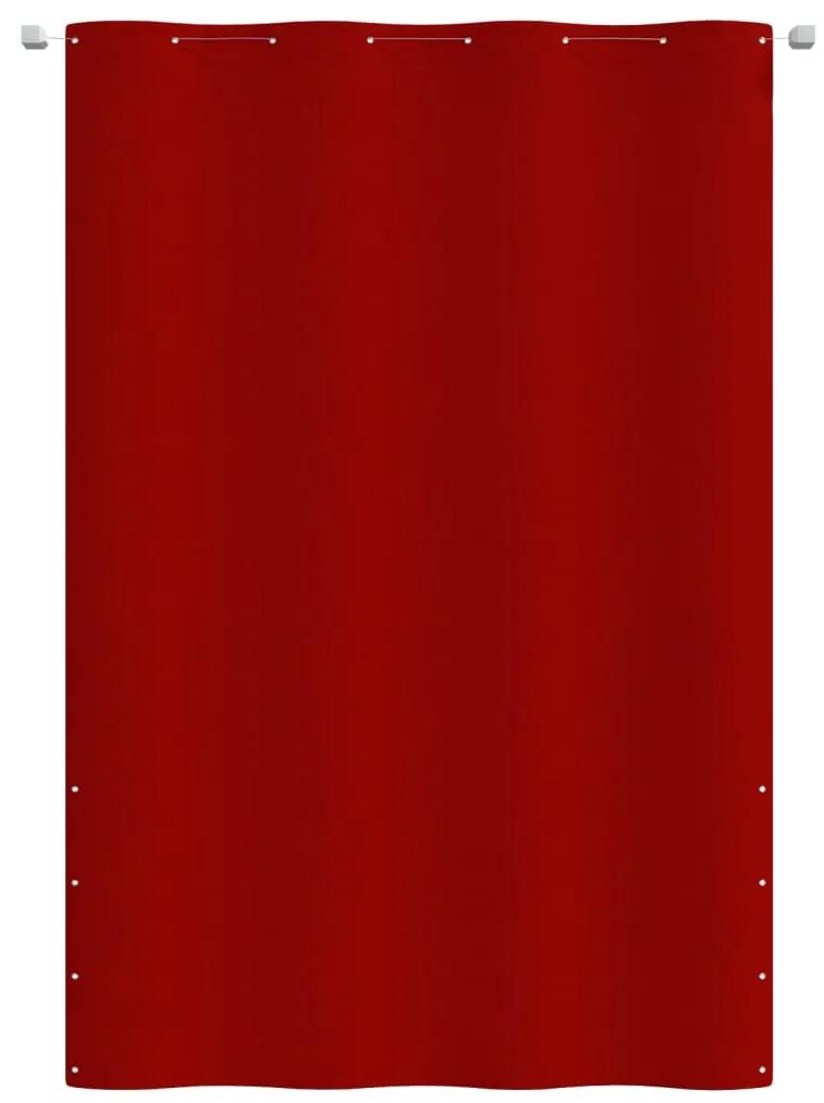 Paravan de balcon, rosu, 160 x 240 cm, tesatura oxford Rosu, 160 x 240 cm