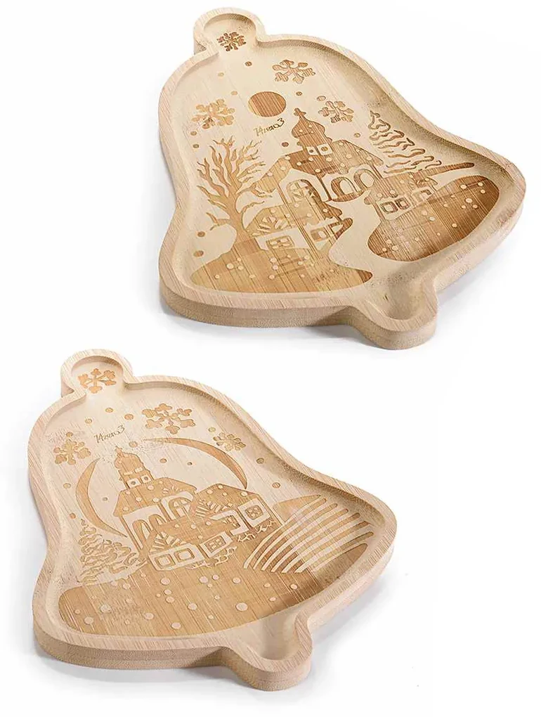 Set 2 platouri aperitive 20x26.5 cm