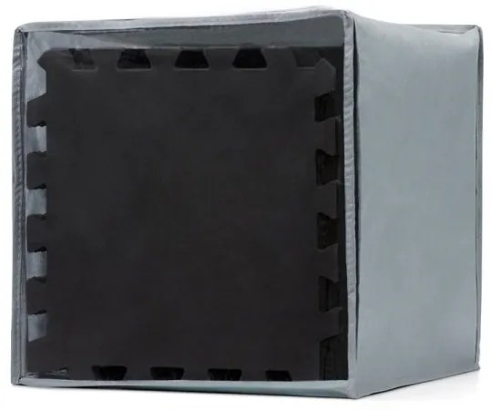 Puzzle din spumă LUNO 30 buc. negru/alb KINDERKRAFT