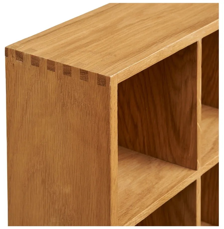 Raft în culoare naturală etajat cu aspect de lemn de stejar 11 cm Soria – House Nordic