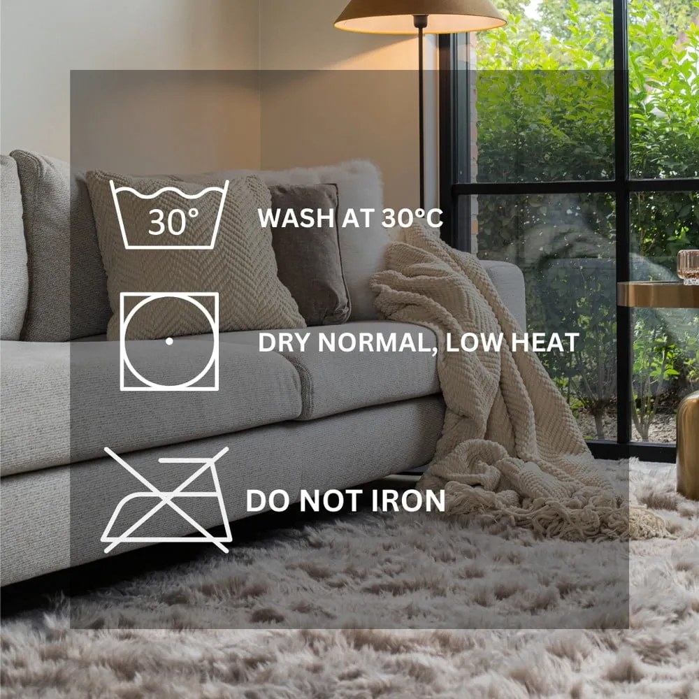 Pătură gri din janilie 130x170 cm Renee – Tiseco Home Studio