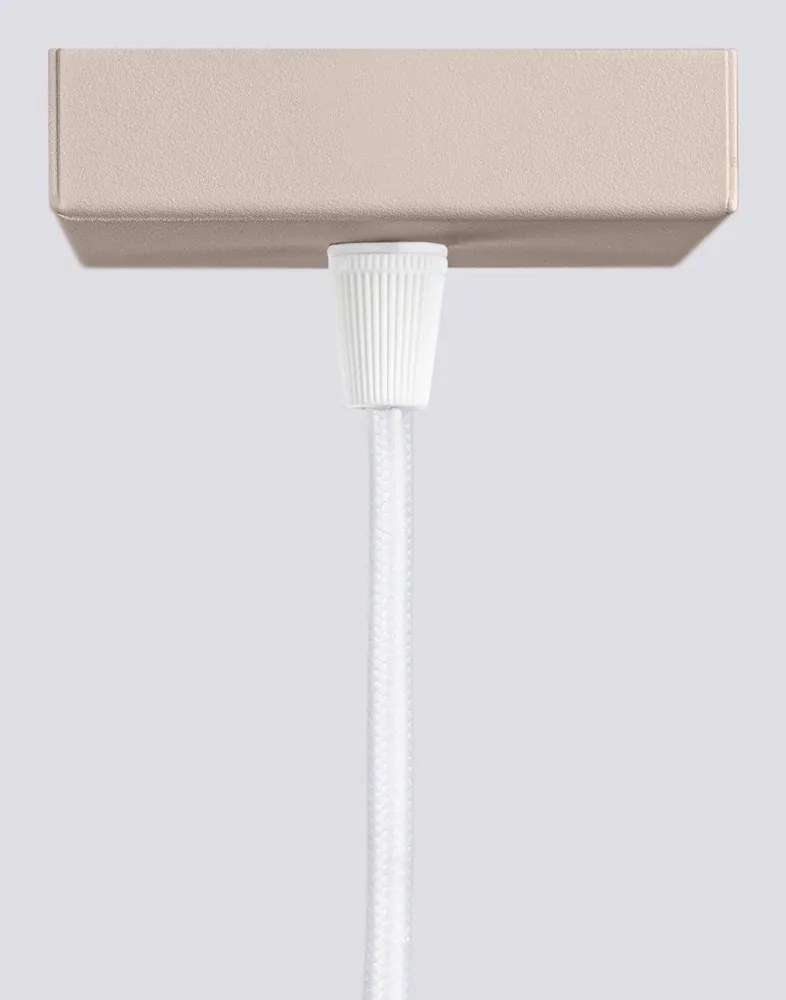 Lustră taupe din metal Gleam – Sollux