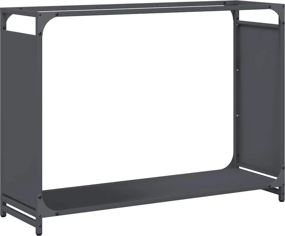 vidaXL Suport pentru lemne de foc Antracit Oțel laminat la rece