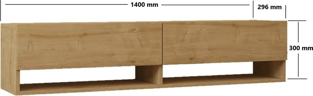 Măsuță TV Arges White