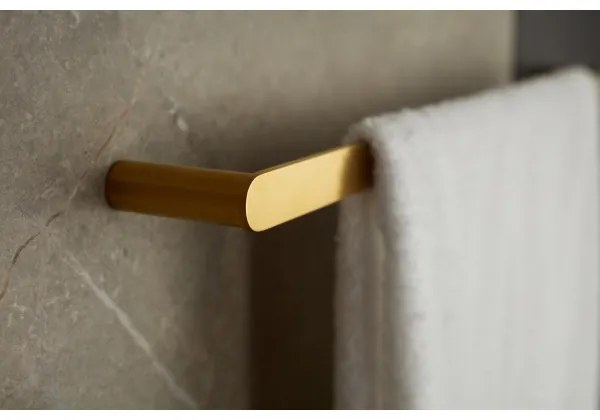 Suport de perete pentru prosoape KFA Armatura 864-025-31 24 cm oțel inoxidabil/auriu