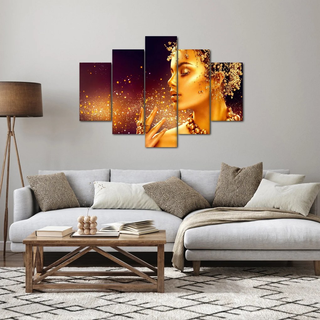Tablou - Regina de aur (150x105 cm)