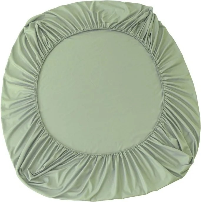 Cearsaf din microfibra MICROVELLE verde deschis 90x200 cm