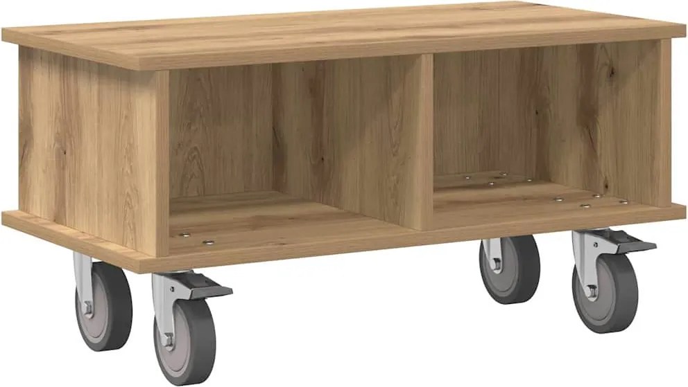 vidaXL Support TV Stejar Artizanal 68,5 x 35 x 35 cm Lemn compozit