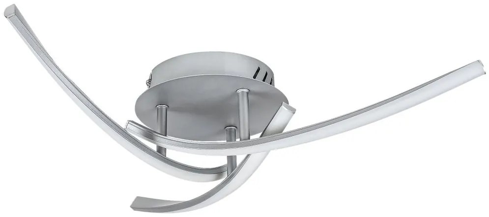 Plafoniera LED design modern Tatjana argintiu 47cm