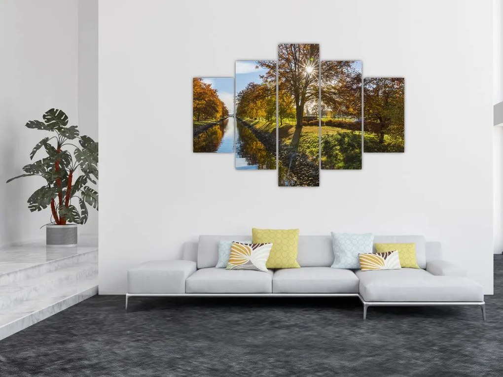 Tablou cu canal de apă (150x105 cm)