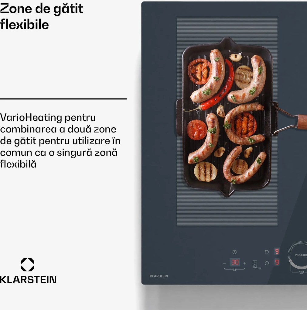 Klarstein Delicatessa 60 Hybrid, plită cu inducție, incorporabilă