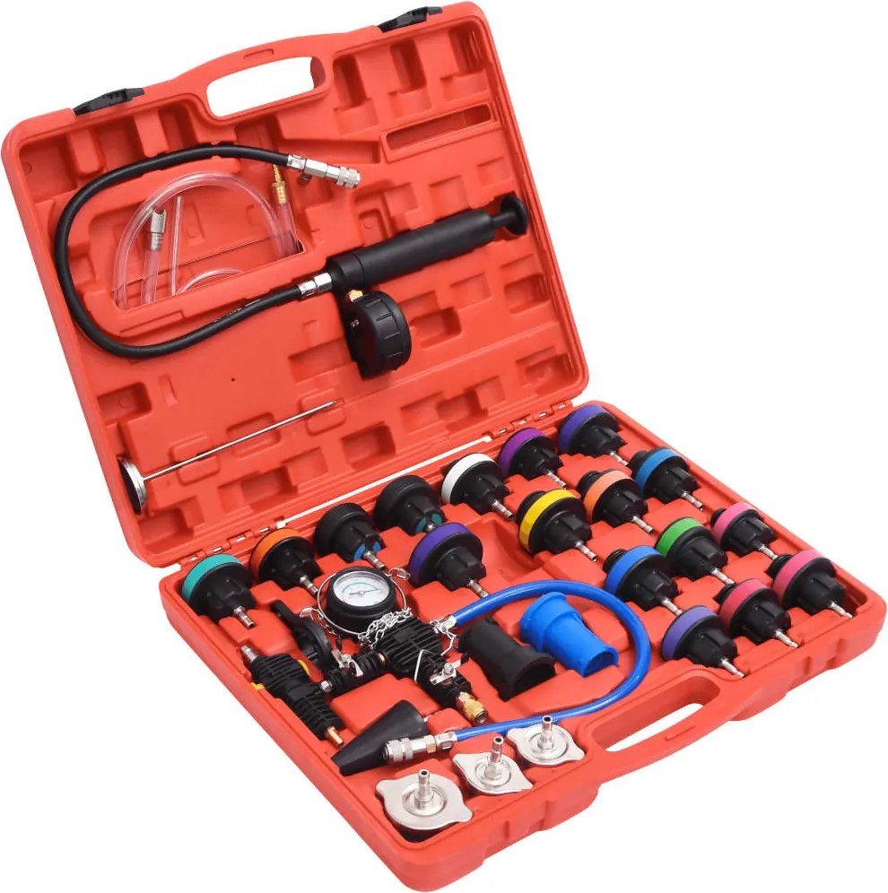 vidaXL Set testare presiune radiator, 28 Piece