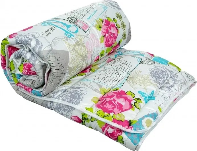 Pilota Alcam Rose microfibra matlasata 250gr/mp, 200x220 cm