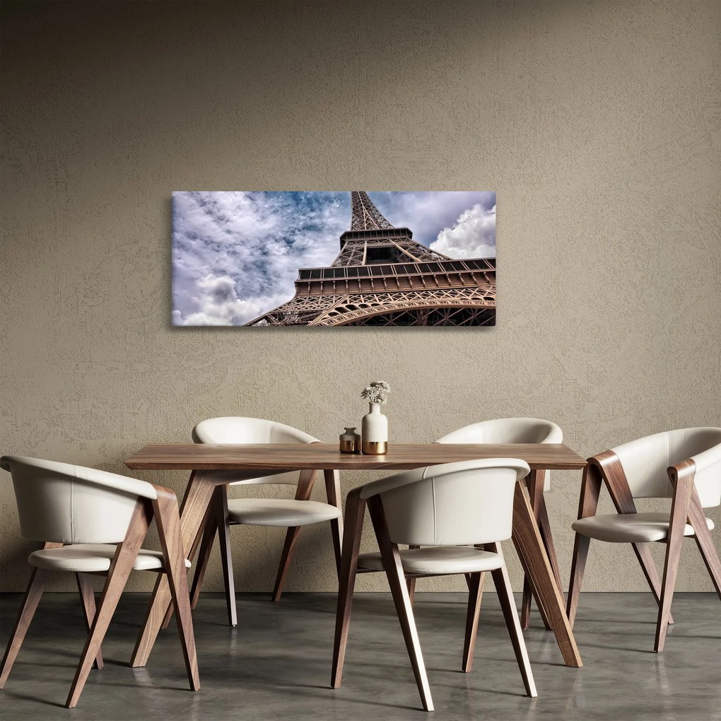 Tablou cu turnul Eifel (120x50 cm)