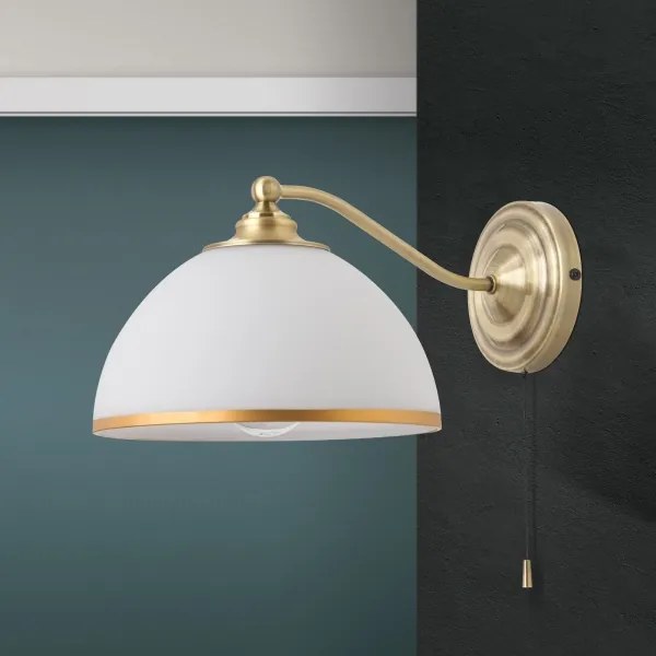 Lampă de perete Orion WA 2-1371/1 OLD LAMP 1xE27/40W/230V alb/bronz