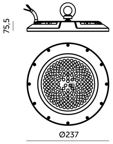 Corp de iluminat LED tehnic industrial GRAZA HIGHBAY LED/100W/230V 4000K IP65