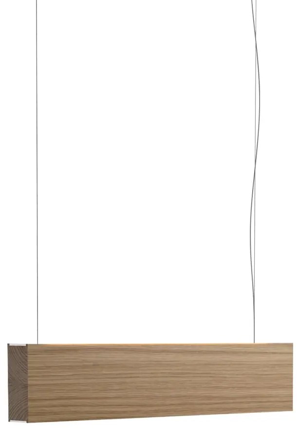 Lampă suspendată LED120, mai multe variante - TUNTO Model: Lumină naturală, directă și indirectă stejar de 700 mm