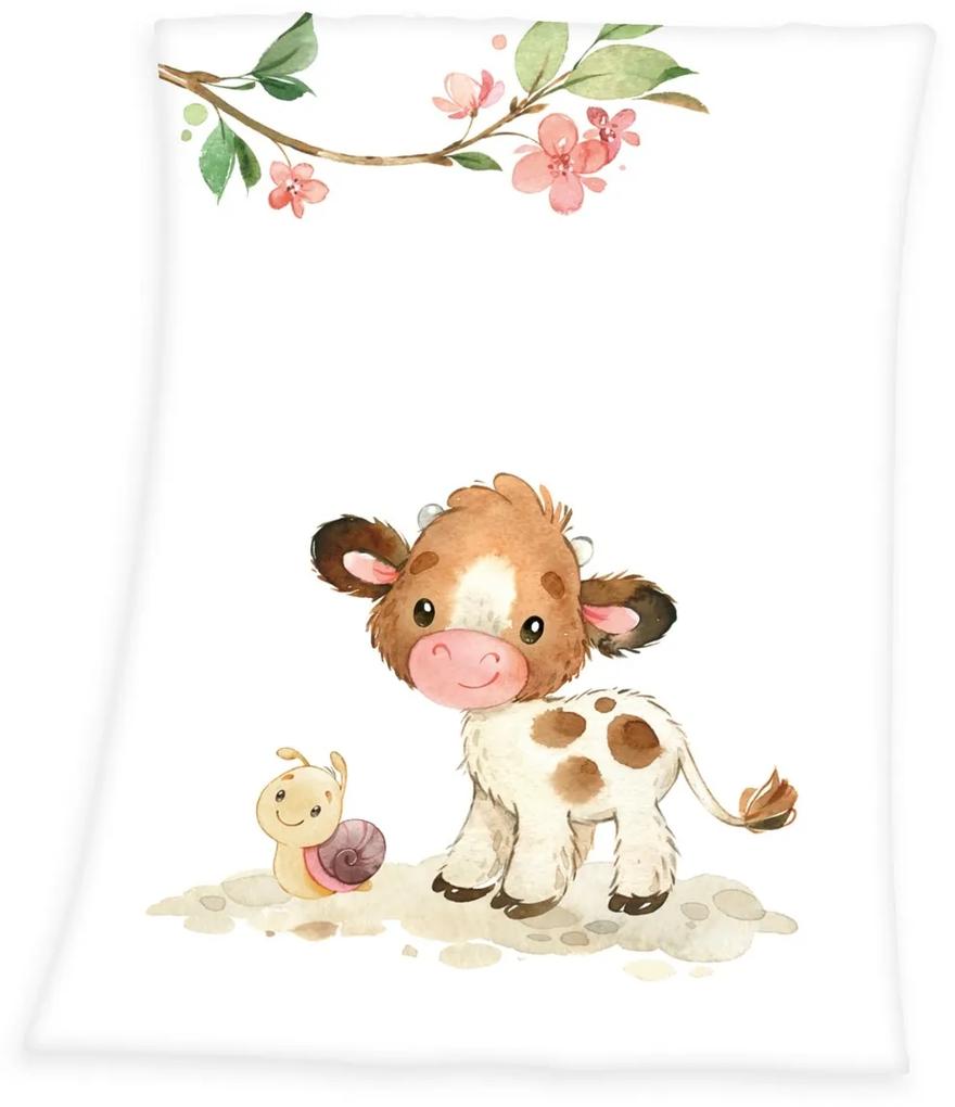 Pătură de copii Herding Sweet calf, 75 x 100 cm