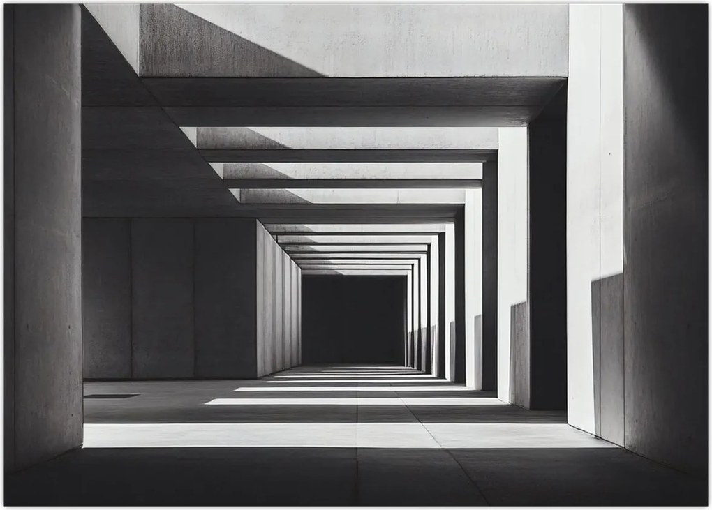 Tablou - Tunel Pătrat (70x50 cm)