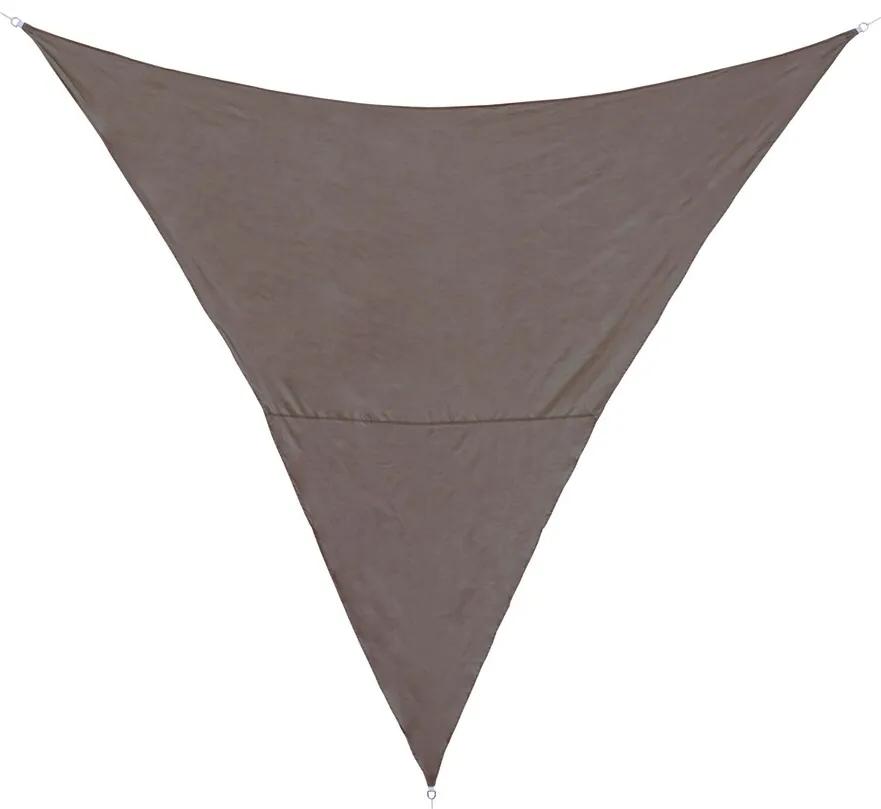 Parasolar triunghiular Sunshade, Bizzotto, 360 x 360 cm, poliester, grej