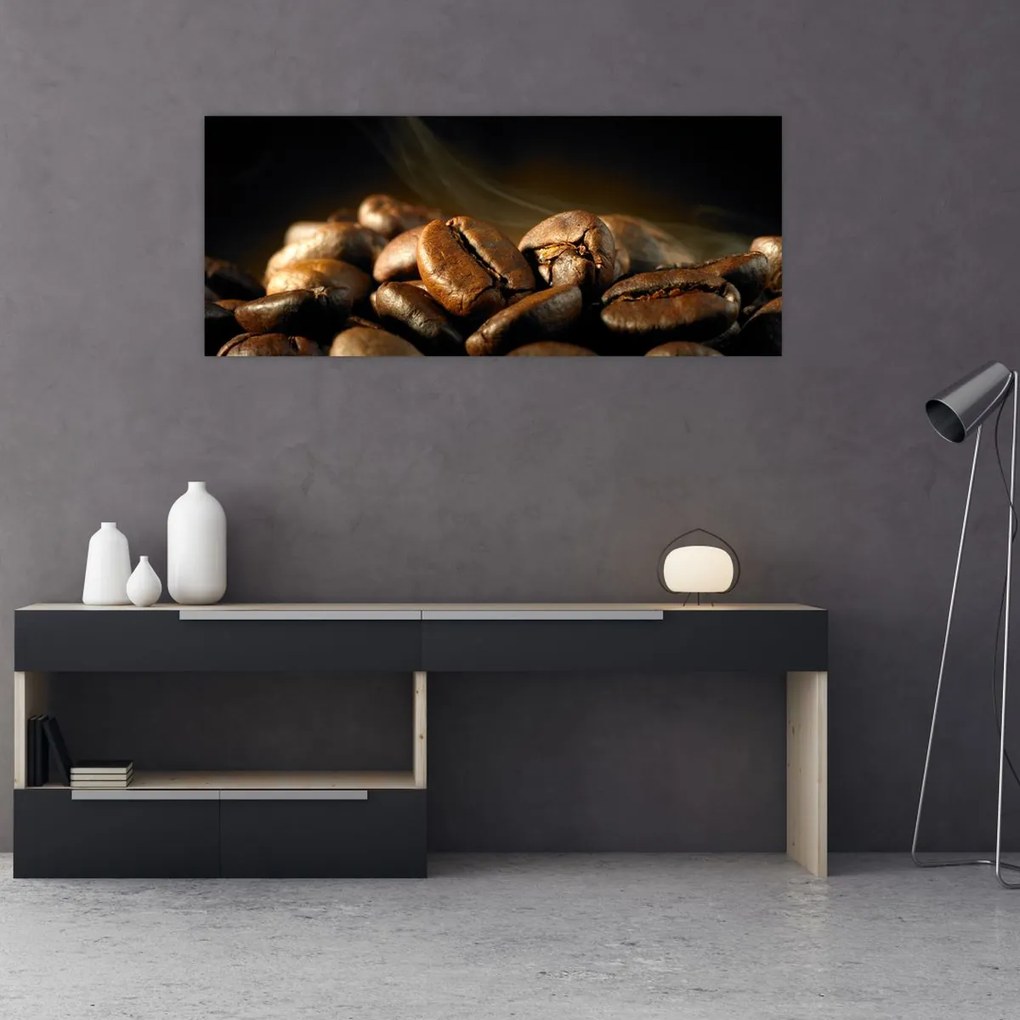 Tablou - Boabe de cafea (120x50 cm)