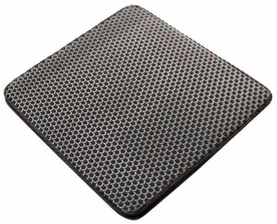 Covor pentru colectarea granulelor de nisip, pentru pisici, grafit, 30x30 cm