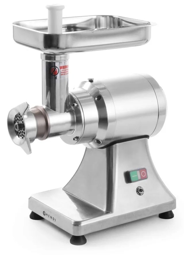 Masina tocat carne profesionala, 100 kg carne ora, 550 W, Hendi Kitchen Line 12, 432x261x(H)484 mm