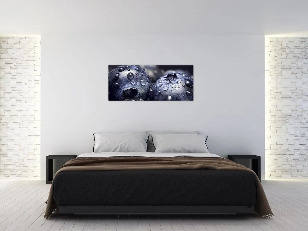 Tablou cu fructe cu picături de apă (120x50 cm)