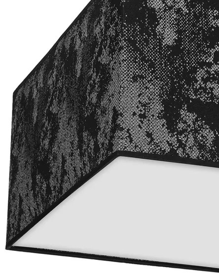 Plafonieră SATINO 2xE27/60W/230V neagră/gri