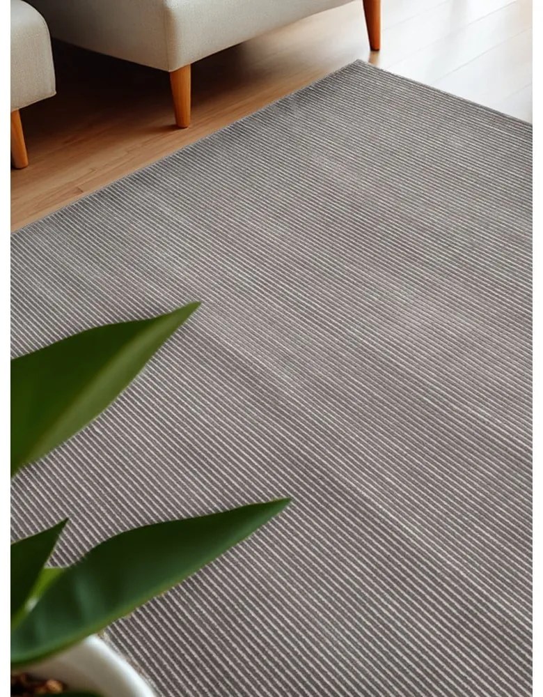 Covor gri antracit/crem 200x280 cm Perles Dolomite – Elle Decoration