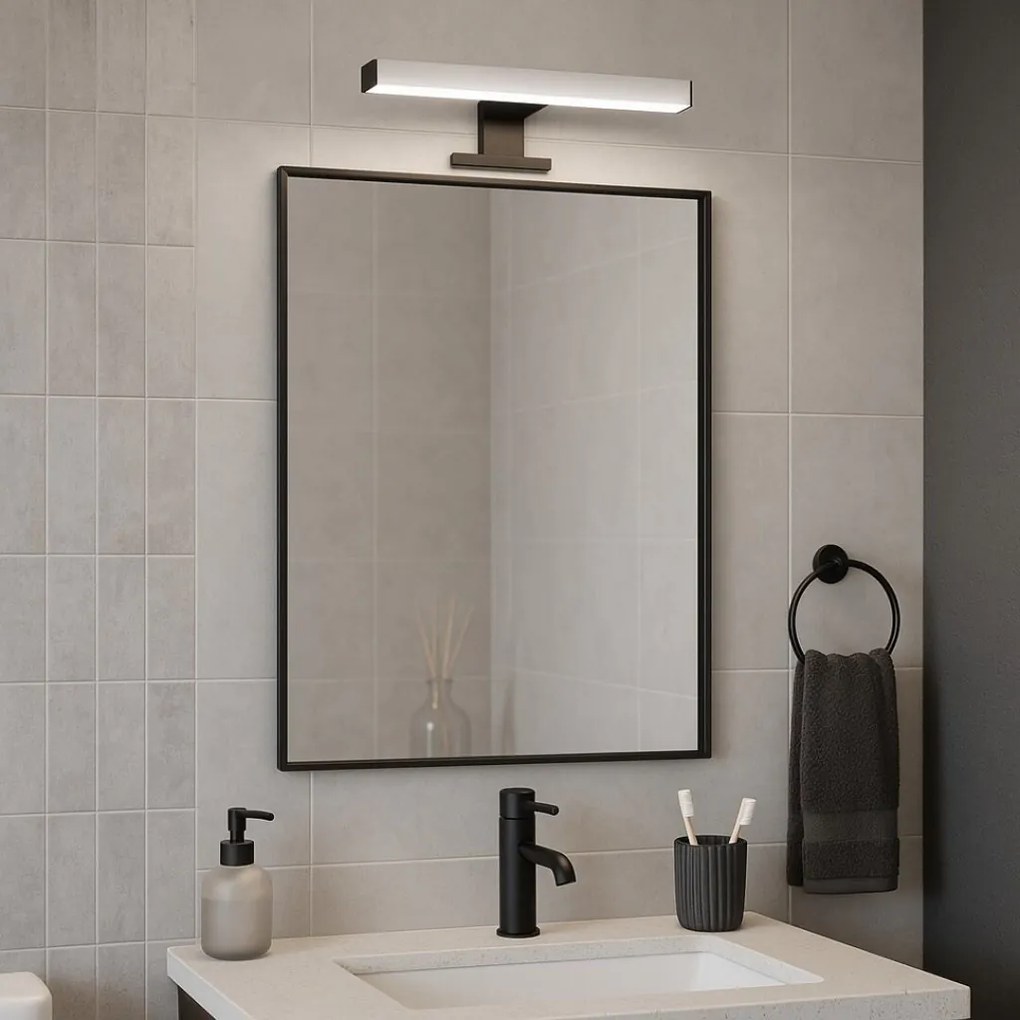 Aplica LED pentru baie protectie IP44 Oliro L-40cm