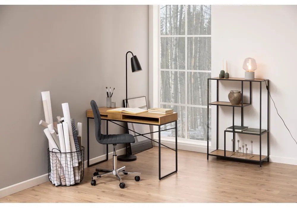 Birou în decor de stejar sălbatic Actona, 110 x 45 cm