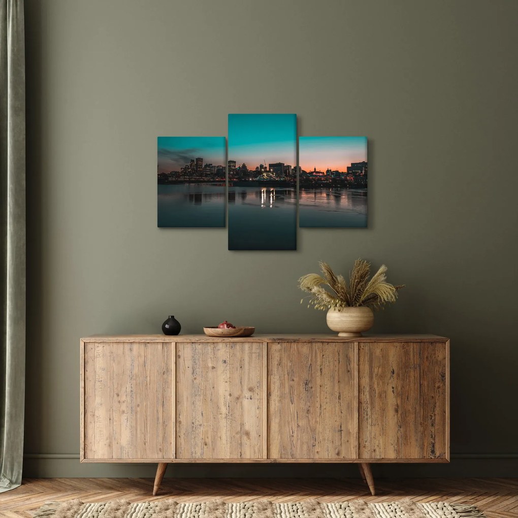 Tablou cu oraș mare (90x60 cm)