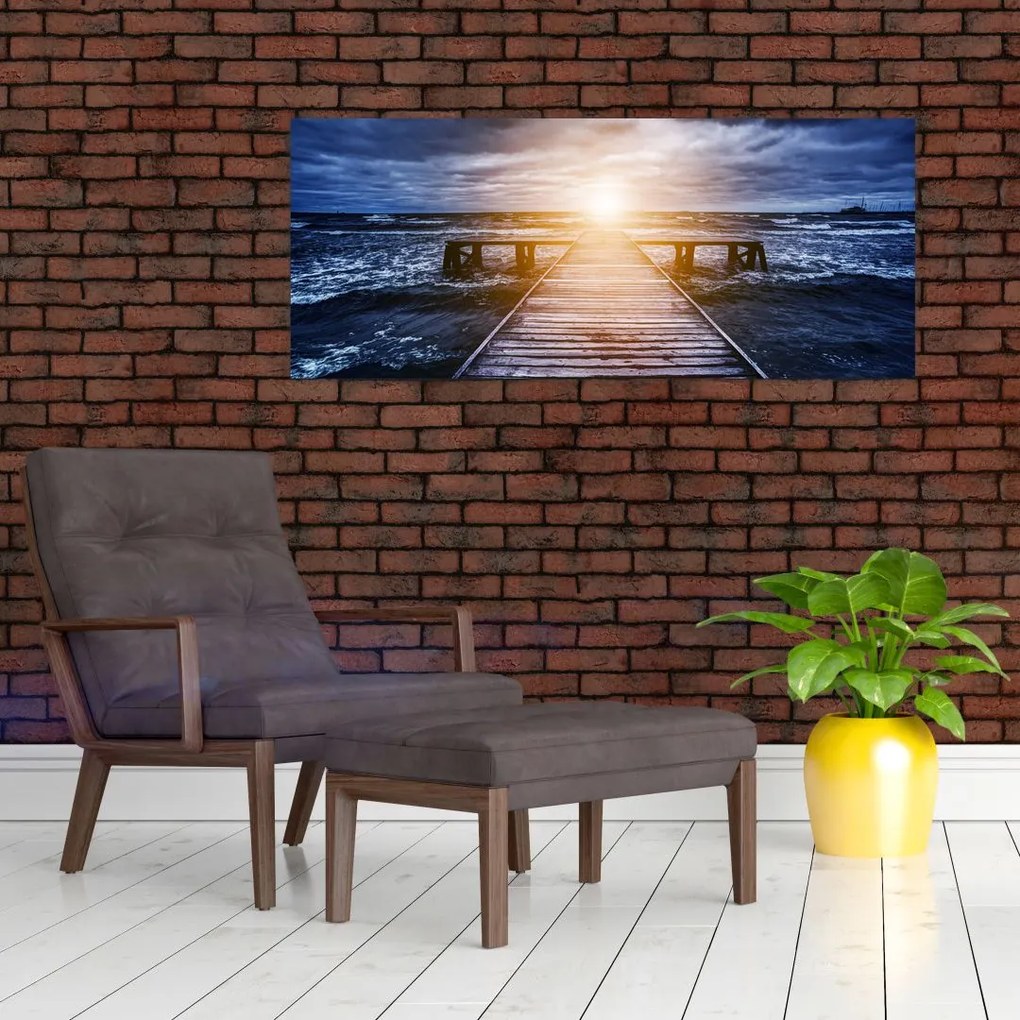 Tablou cu mol însorit (120x50 cm)