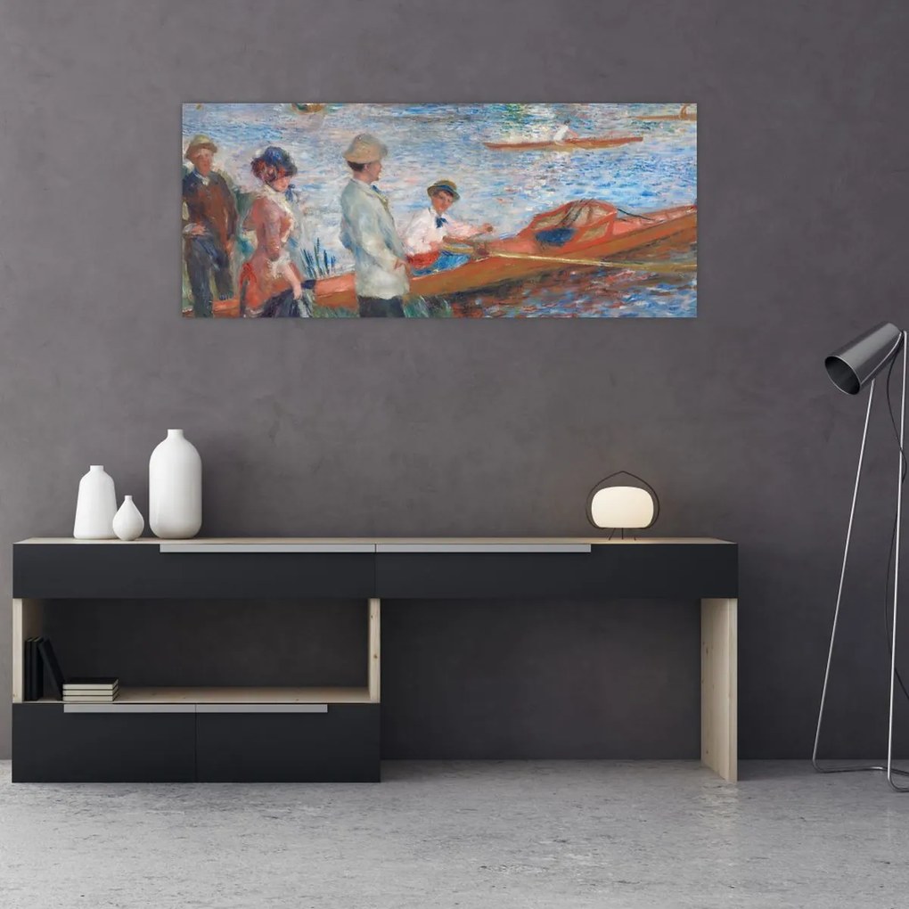 Tablou - Auguste Renoir, Oarsmen at Chatou, reproducere (120x50 cm)
