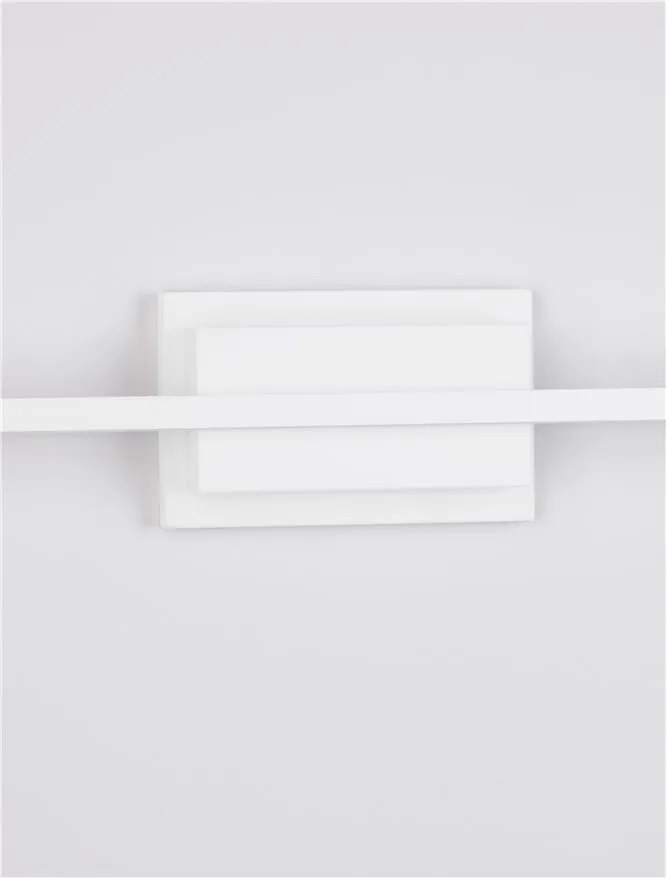 Aplica LED pentru oglinda / tablou AZURE alba L-120,5cm