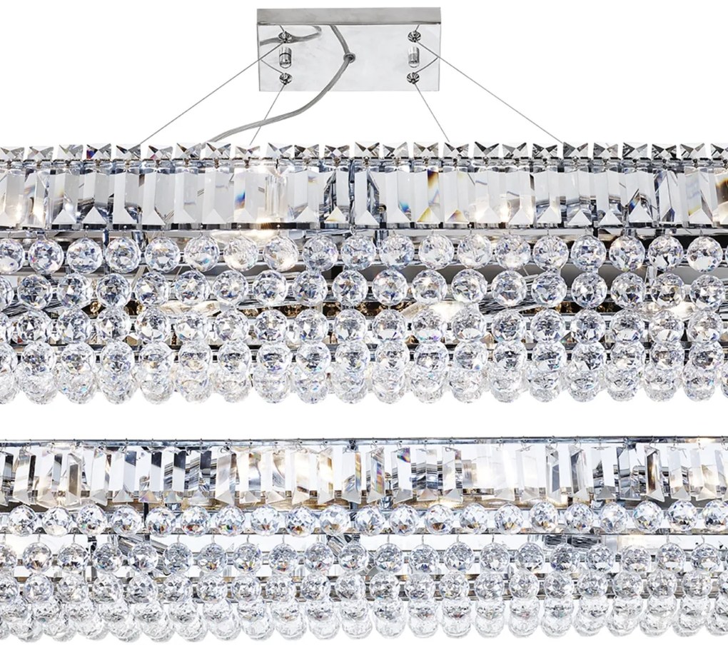 Candelabru XXL cristal design LUX Vesuvius 26L 8382CC SRT