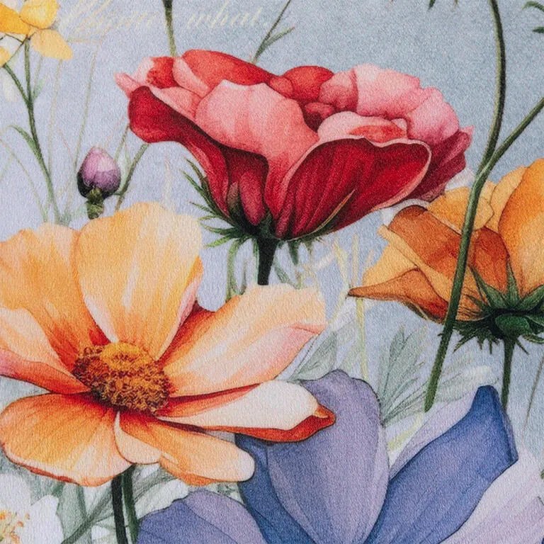 Set de 3 fețe pernuțe SPRING FLOWERS 45 x 45 cm