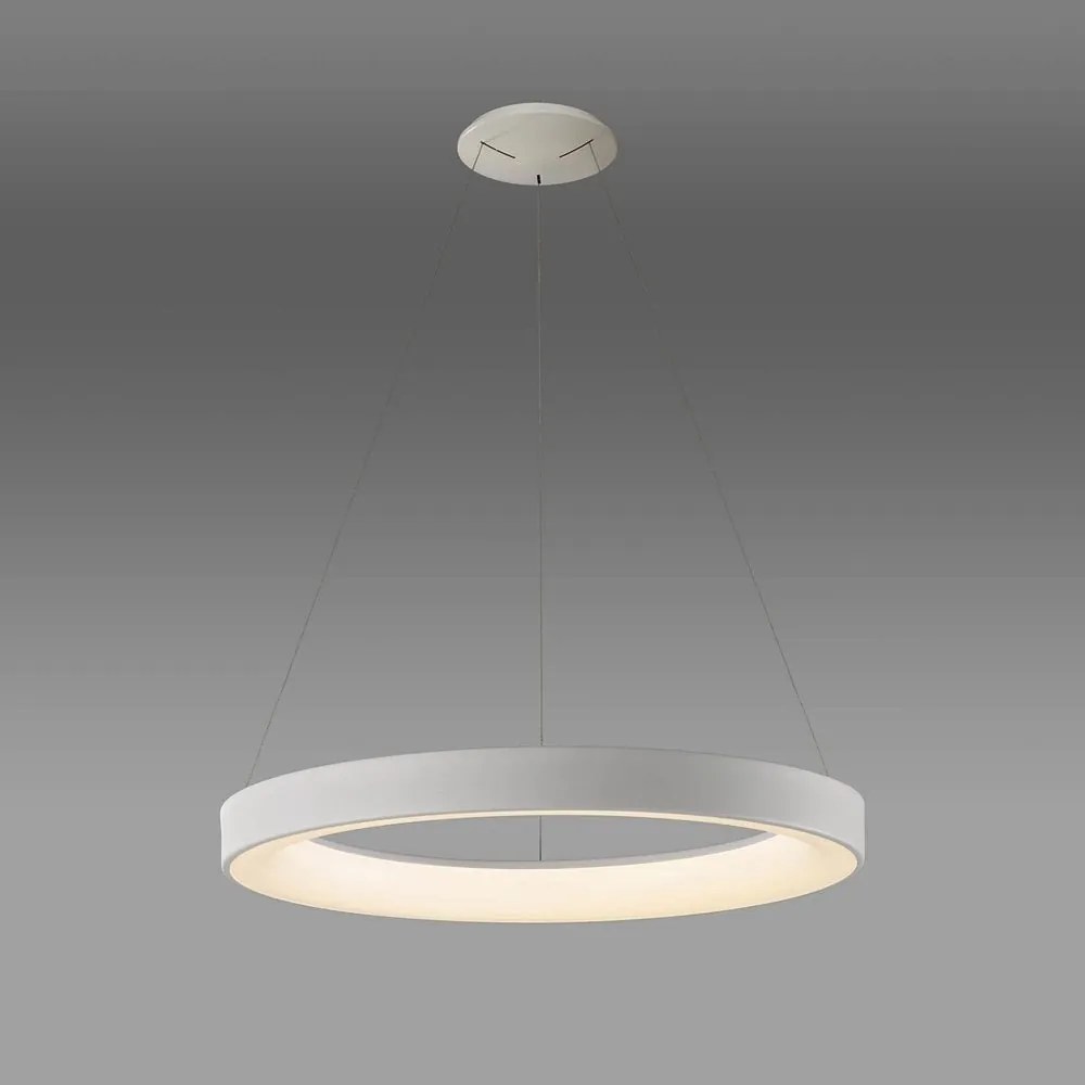 Lustra LED inteligenta design circular NISEKO II White 65cm