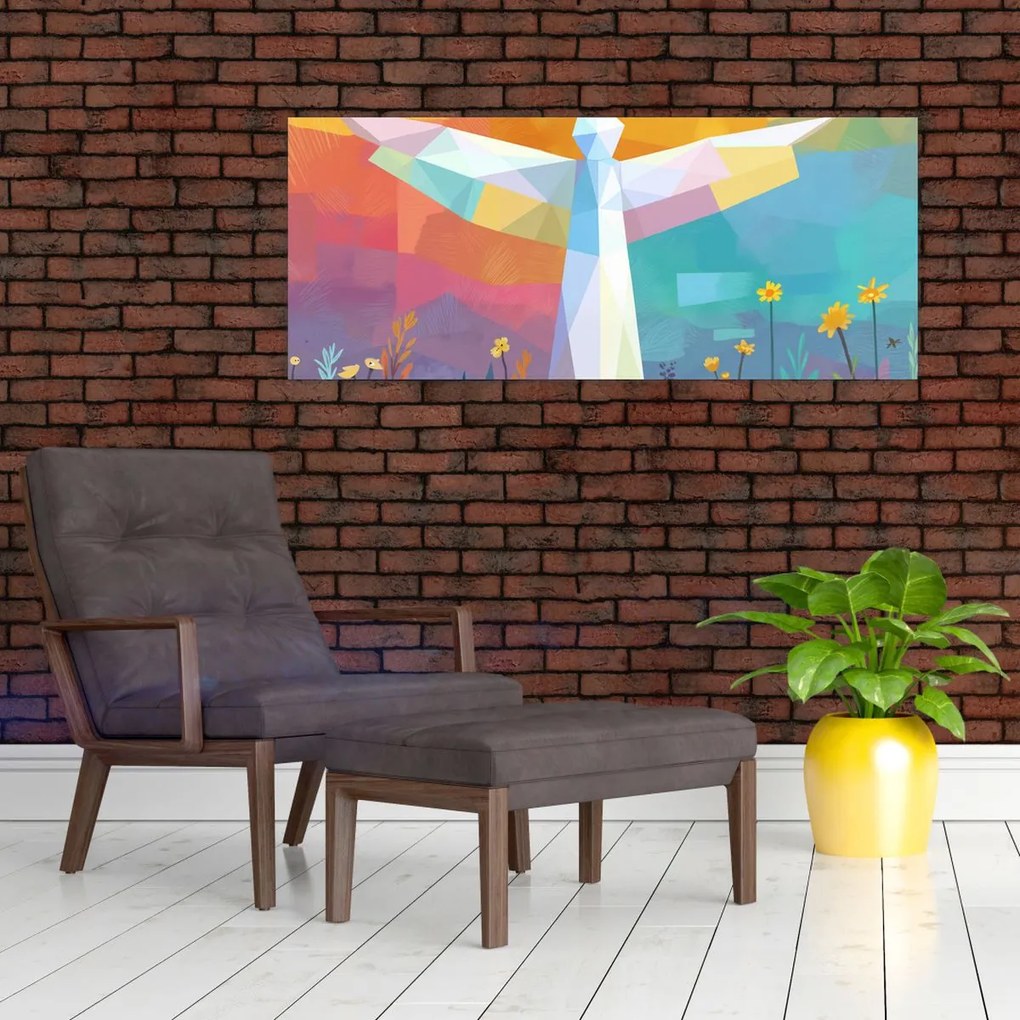 Tablou - Păzitorul florilor (120x50 cm)