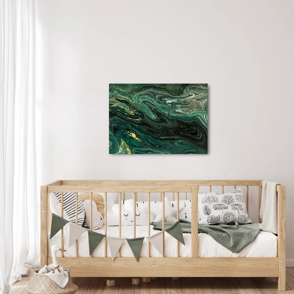 Tablou - Marmură verde (70x50 cm)