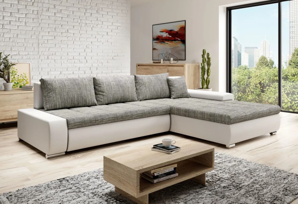 Expedo Coltar SCANIA, 297x80x214, berlin 01/piele eco alba, dreapta