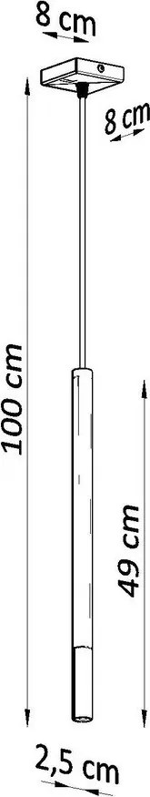 Lustră neagră/argintie din metal Asarot – Sollux
